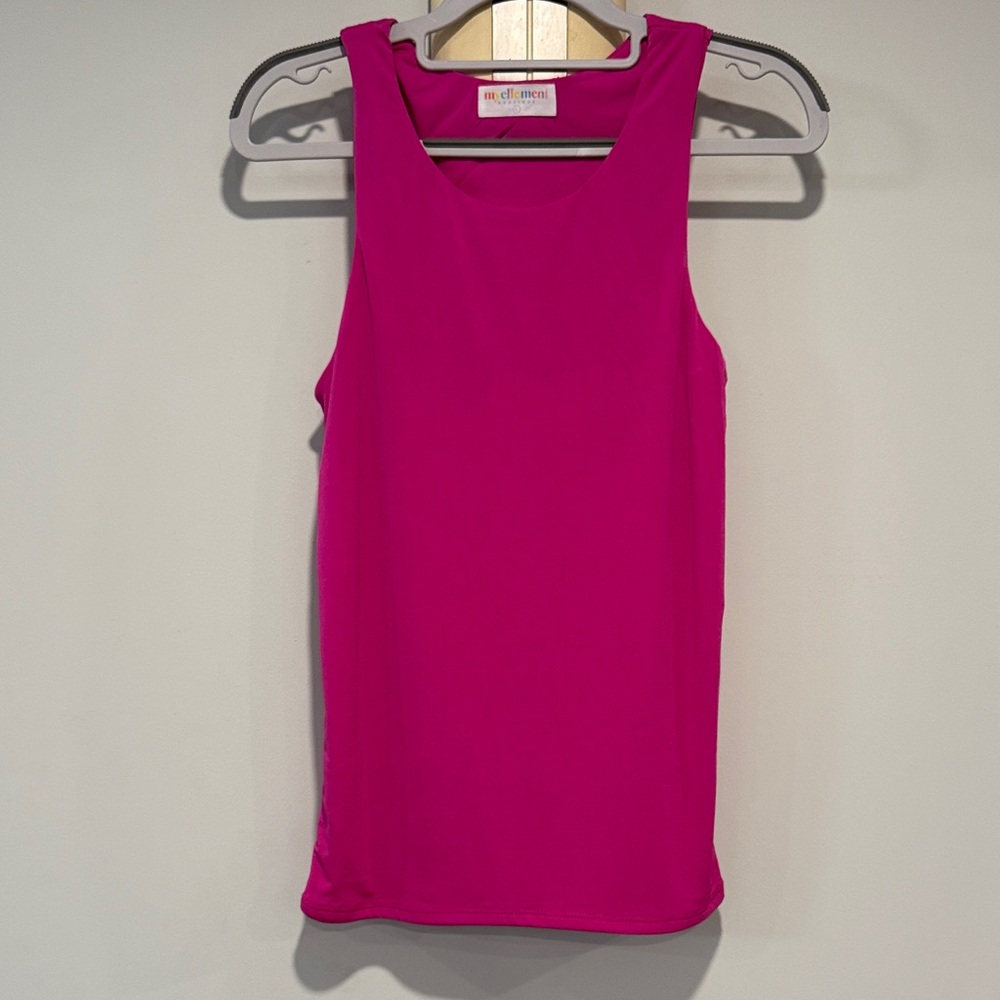 Women's Pink Sleeveless Top